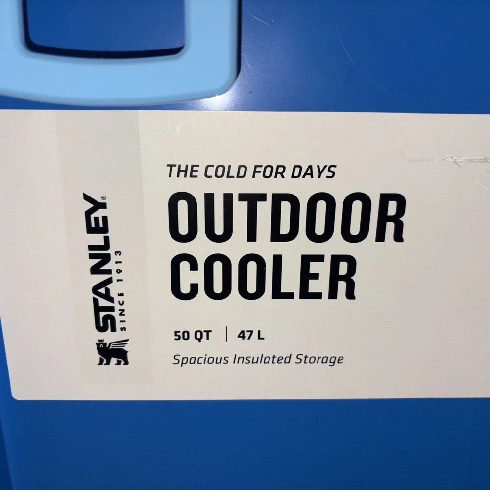 New STANLEY Easy Carry Outdoor Cooler 50 Qt 47 L with Bungee System - Genuine - Picture 3 of 16